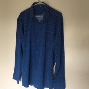 Mens STATE & LIBERTY XXL athletic fit dress shirt
